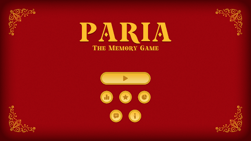 Android application Paria: The Memory Game screenshort