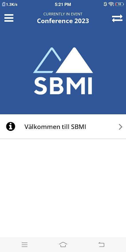 SBMI-möten Screen 2
