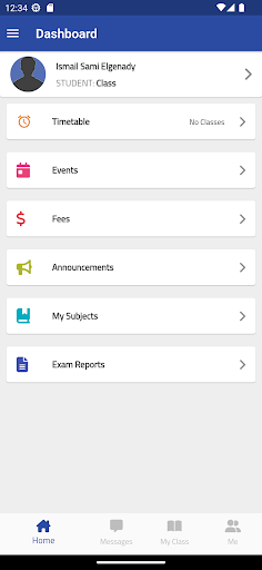 ERP+ Student Screen 3