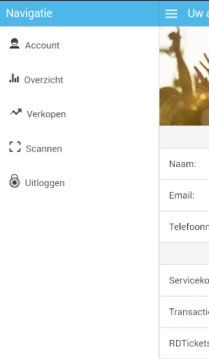 RDTickets Manager Screen 3