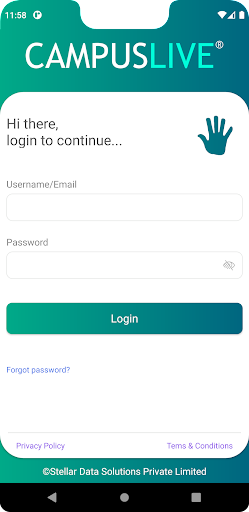 Android application UPS schools screenshort