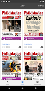 E-tidning Folkbladet 11.13.1 APK + Mod (Unlimited money) إلى عن على ذكري المظهر
