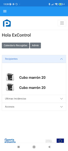 Android application Puerta a puerta screenshort