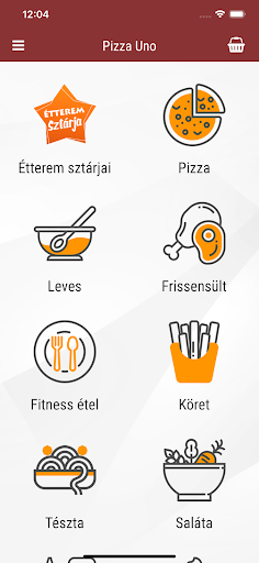 Android application Pizza Uno screenshort