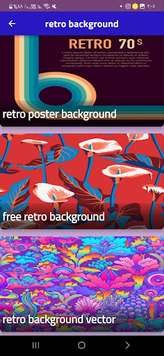 retro background Screen 3