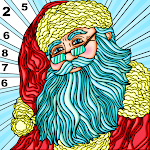 Coloring Book Christmas Color By Number Paint Game Apk