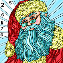 Coloring Book Christmas Color By Number Paint Game Download on Windows