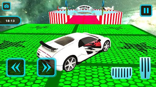 Android application Heavy Car Stunt Jumping Game screenshort