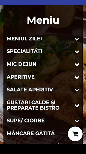 Android application Restaurant Retro`s screenshort