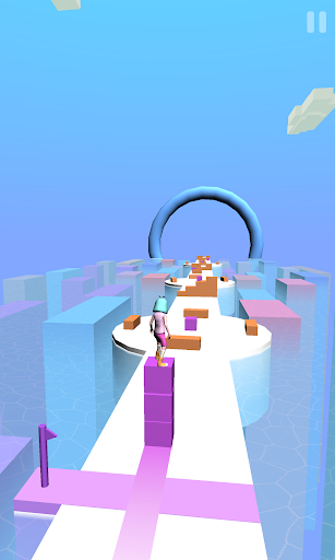 Surfer Boy On Cube 3D Screen 2