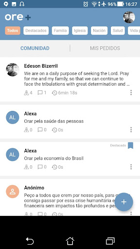 Vista previa de la aplicación