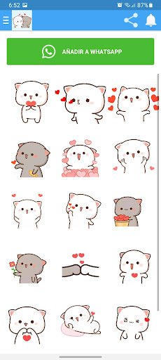 Animated Mochi Cats Stickers Screenshot 1 - AppWisp.com