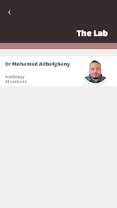 IV Radiology - Dr Mohamed