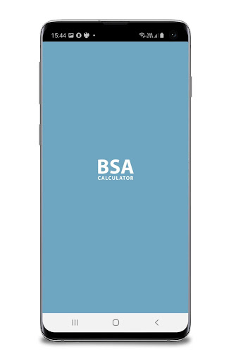 Android application BSA Calculator - Body Surface screenshort