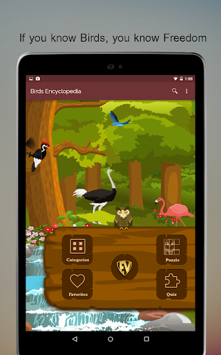 Screenshot of Birds Encyclopedia Offline App