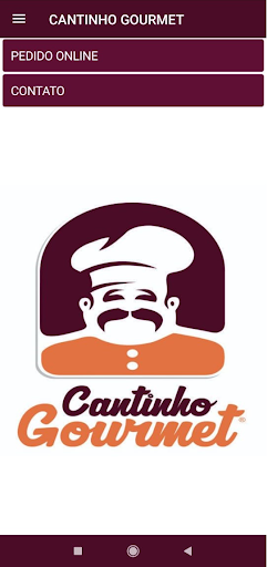 Android application Cantinho Gourmet screenshort