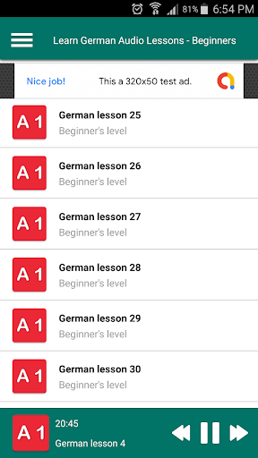Learn German for Beginners - F Screen 3