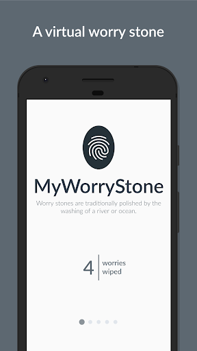 Android application MyWorryStone screenshort