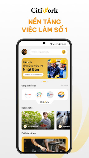 Android application Citiwork screenshort