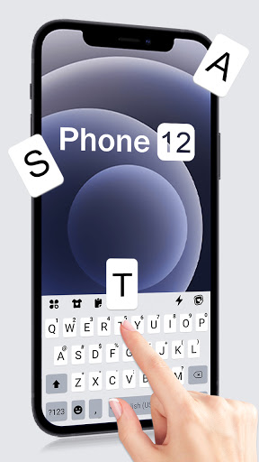 Phone 12 Style Keyboard Backgr Screen 2
