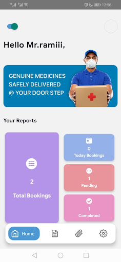 Android application 5TWA CARE Delivery screenshort
