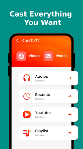 Android application Hisense Smart TV Mirror Screen screenshort