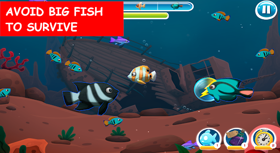 Hungry Ocean - eat and grow android2mod screenshots 4