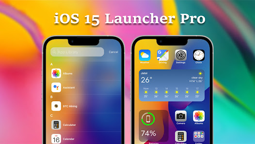 Captura de Pantalla 5 iOS 15 Launcher Pro android