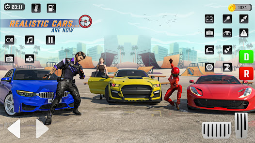 Superhero Gt Car Stunt Game 3d 0.1 APK + Mod (Unlimited money) إلى عن على ذكري المظهر