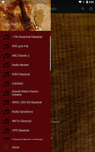 Classical Music Radio Screen 2
