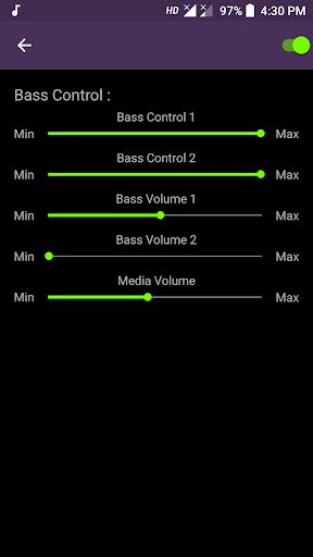 Bass Music Player Screen 2