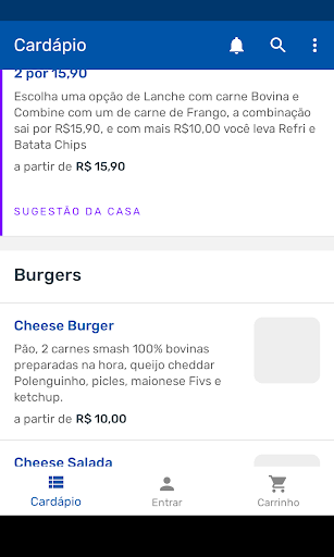 Fivs Burger Screen 2