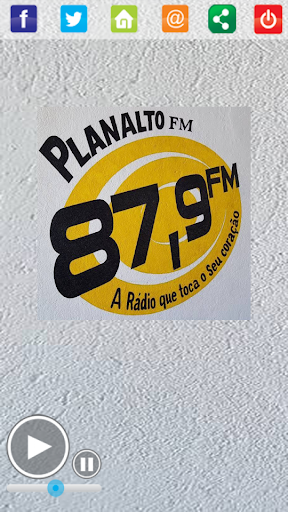 Android application Rádio Planalto Fm Goioerê screenshort