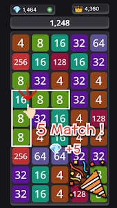 Merge Power 2 - Number Puzzle