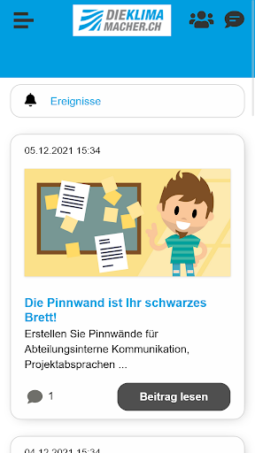 Android application DieKlimamacher screenshort