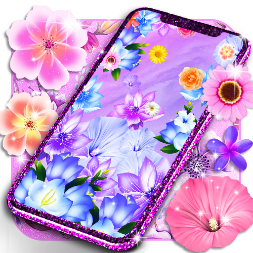 Summer flowers live wallpaper logo