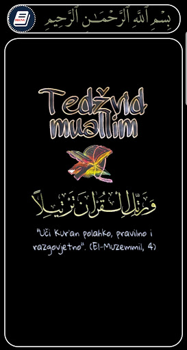 Android application Tedžvid muallim screenshort