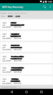 [ROOT] Wifi key recovery Screenshot
