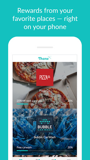 Android application Thanx — Loyalty Rewards screenshort