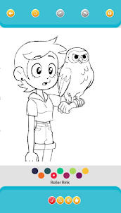 Livro de colorir The Owl House