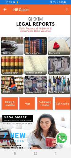 Android application Sikkim Legal Reports screenshort