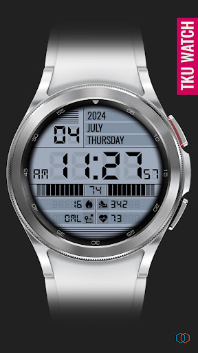 TkuWatch S014 Retro Watch Face screenshot 9