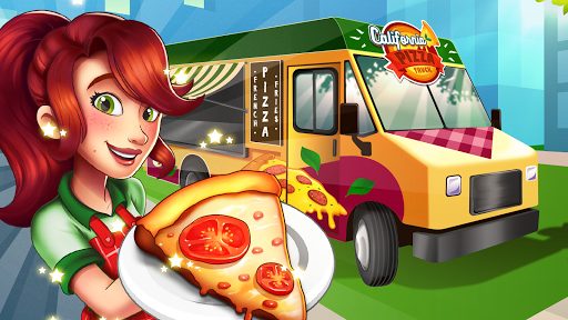 Télécharger Pizza Truck California - Fast Food Cooking Game APK MOD (Astuce) 5