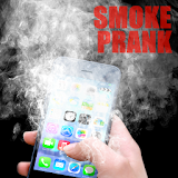 Smoke on Broken Screen Prank icon