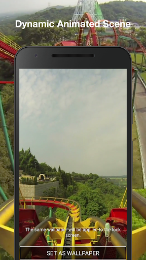 Roller Coaster Wallpaper Pro Screen 2