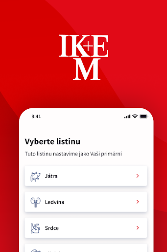 Android application IKEM WaitingList screenshort