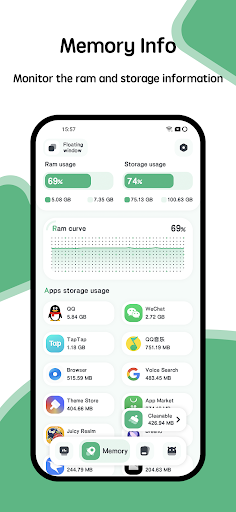 System Monitor Cpu Ram Battery - Tools - apps