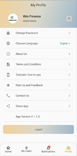 Win Finance Screen 2