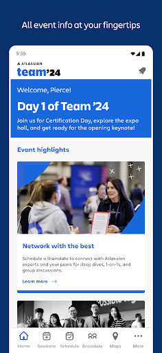 Screenshot of Atlassian Events