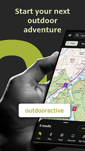 Screenshot of Outdooractive. Hike and Ride